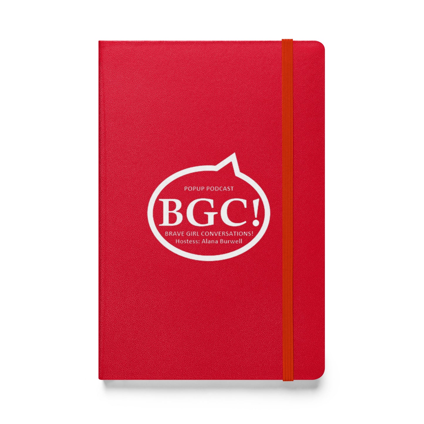 Hardcover bound notebook